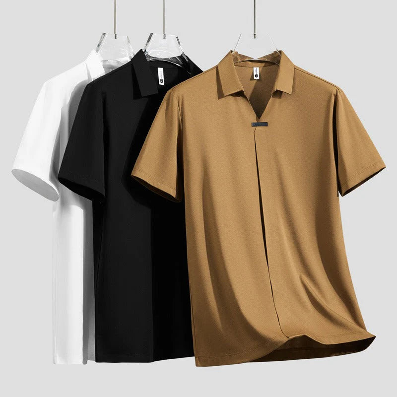 Mitchell™ Arctic Silk Polo - Sandy Brown