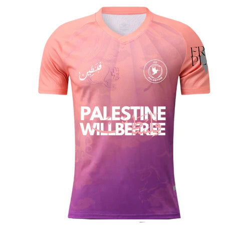 Maillot FC Palestina X Farrah Azam Collaboration - Noir/Rose