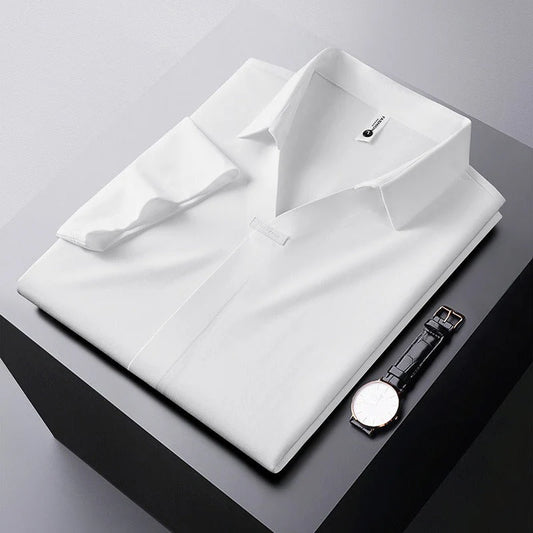 Mitchell™ Arctic Silk Polo - Crystal White