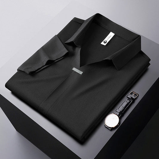 Mitchell™ Arctic Silk Polo - Jet Black