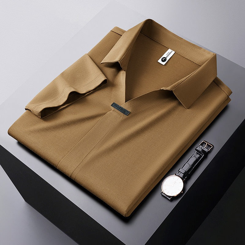 Mitchell™ Arctic Silk Polo - Sandy Brown