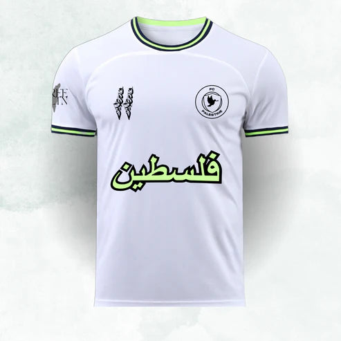 FC PALESTINE  Limited Edition Lime White