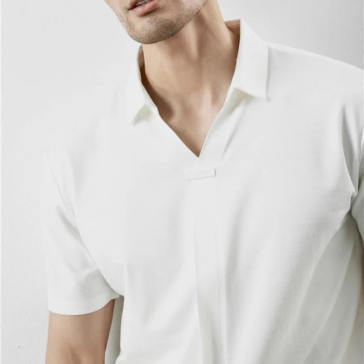 Mitchell™ Arctic Silk Polo - Crystal White