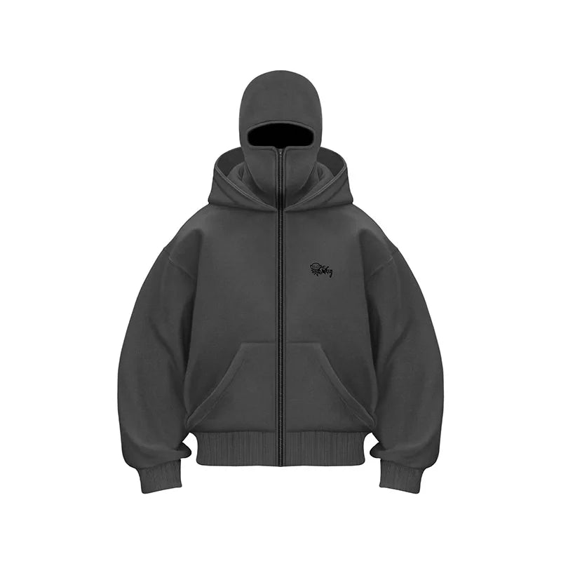 Wavhy® Balaclava Hoodie - Gray