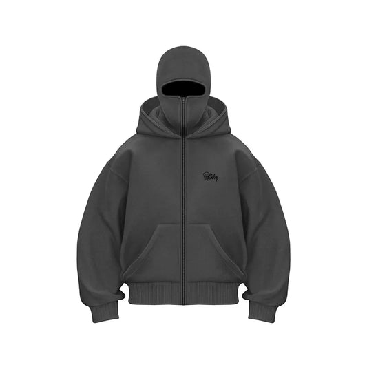 Wavhy® Balaclava Hoodie - Gray