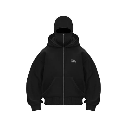 Wavhy® Balaclava Hoodie - Black