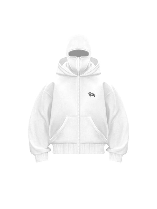 Wavhy® Balaclava Hoodie - White