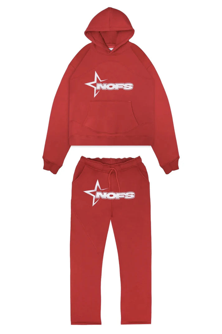 NOFS® Tracksuit - Berry Red