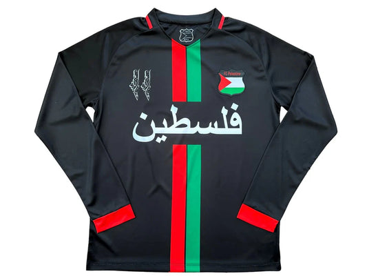 FC Palestina™ Long Sleeve Jersey - Jet Black